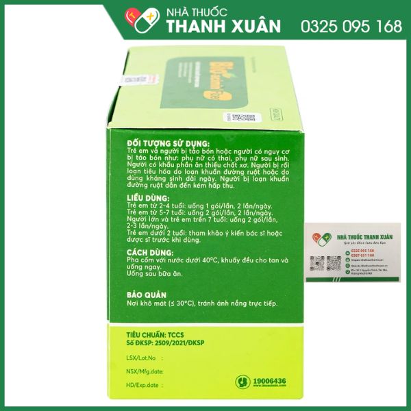 Bioacimin chewF thực phẩm bảo vệ sức khoẻ chai 60 viên